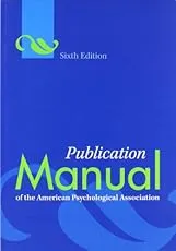 APA Publication Manual cover