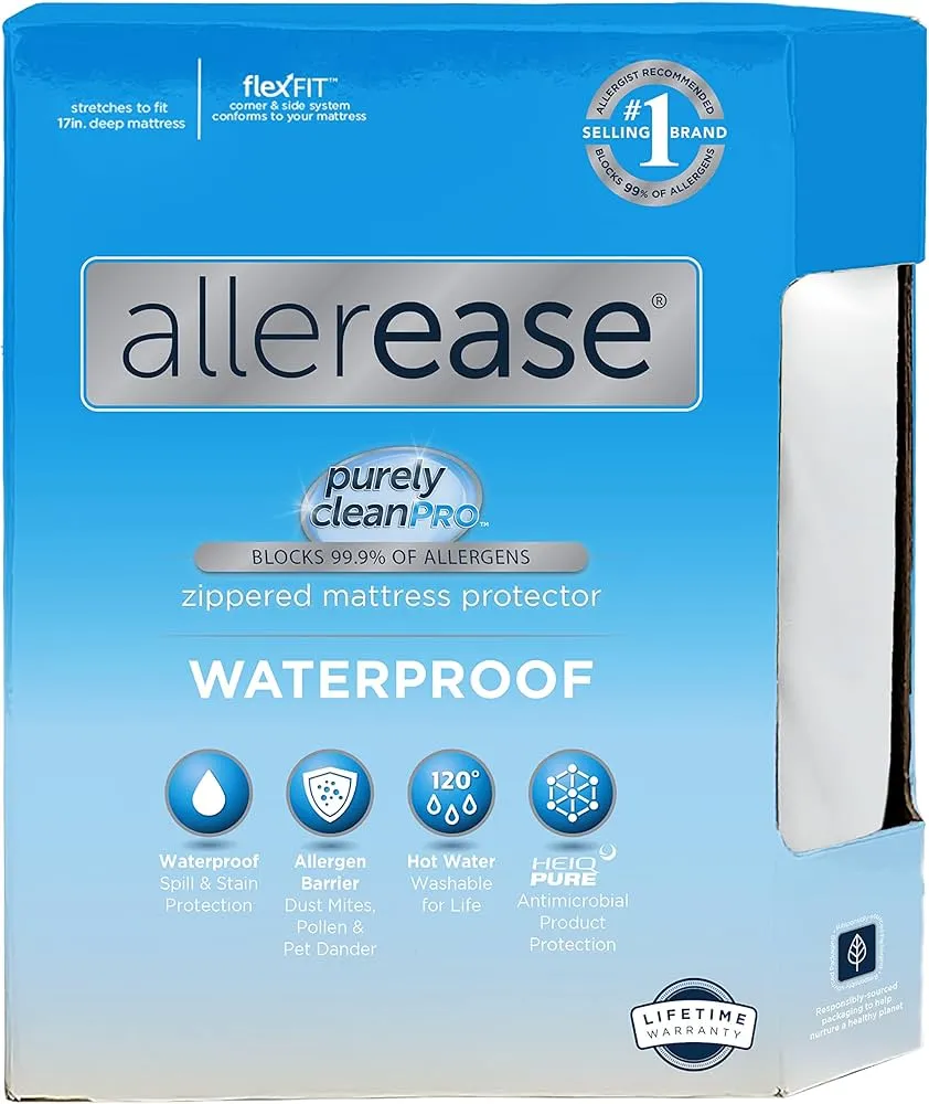 Aller-Ease microfiber mattress encasement