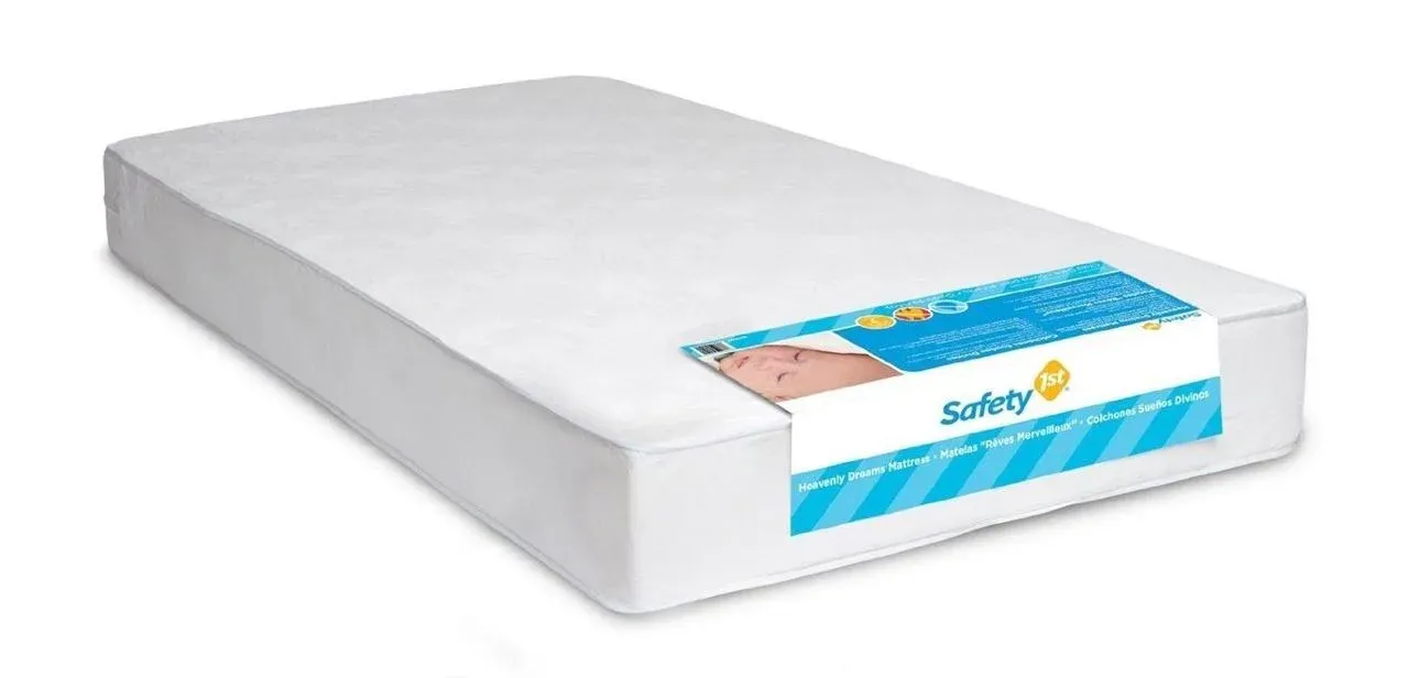 Safety 1st Heavenly Dreams white crib mattress