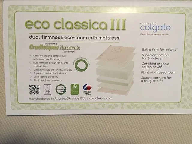 Colgate Eco Classica I crib mattress
