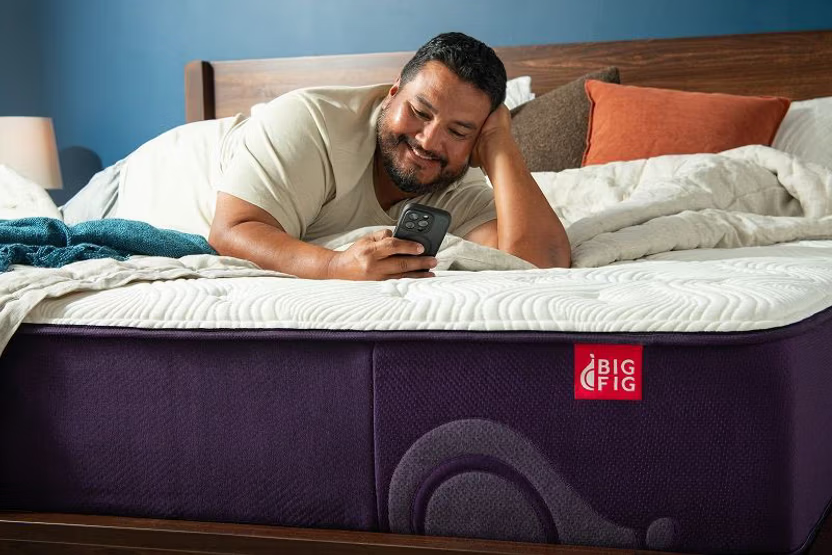 The Big Fig mattress is specifically engineered for heavy couples