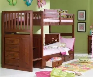 bunk beds for kids with stairs