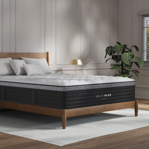 Helix Plus mattress for heavy sleepers has multiple cooling technologies