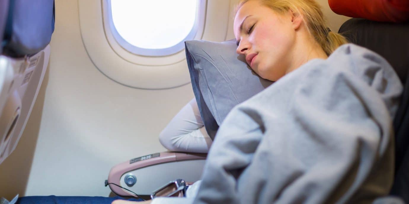 how to prevent snoring on a plane